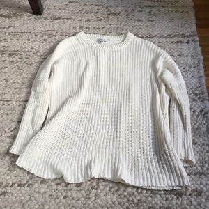 off white loss knit sweater