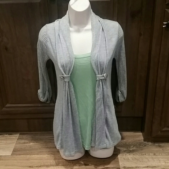 Grey Cardigan sz Med