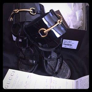 Gucci Ursula Black Horsebit Size 8 1/2  (38 1/2)