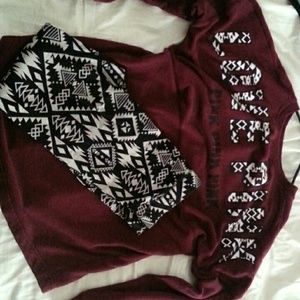 Vs Pink Crew & Leggings