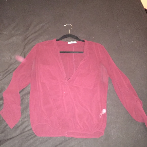 Maroon long sleeve