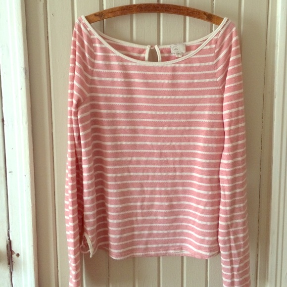 Anthropologie long sleeve stripe top