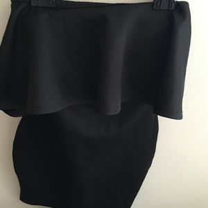 Boohoo night black bodycon