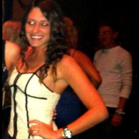 Lace strappy shirt with zipper in front - Picture 2 of 2