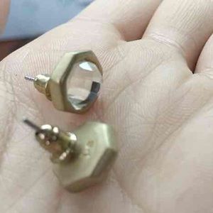 Lia Sophia gold crystal bling bling earrings