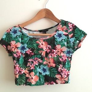Tropical crop top
