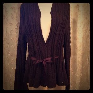 RL Chaps Choc brown sweater
