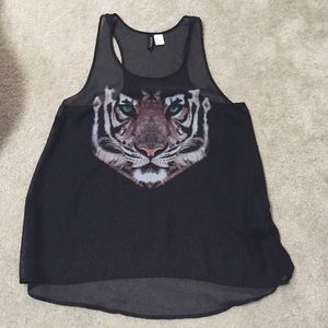 Sheer Tiger Top!