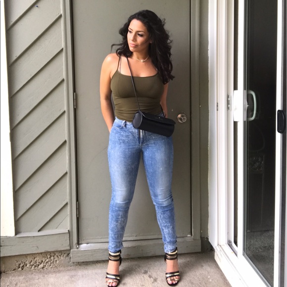 Statement Style tube Handbag bag w rubber handles - Picture 4 of 8