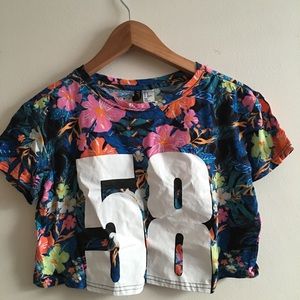 Tropical boxy tee #58
