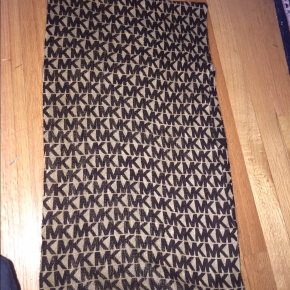 Brown MK scarf