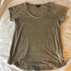 Rock & Republic Shimmery Silver/Grey T-shirt