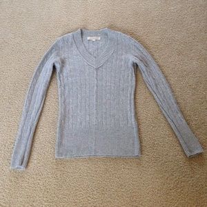 🌟 REDUCED! 🌟 LOFT Cable Knit Sweater w/ Sparkle!