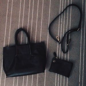 UO Mini Black Tote Bag