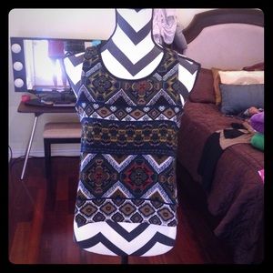 Beautiful multi colored blouse.