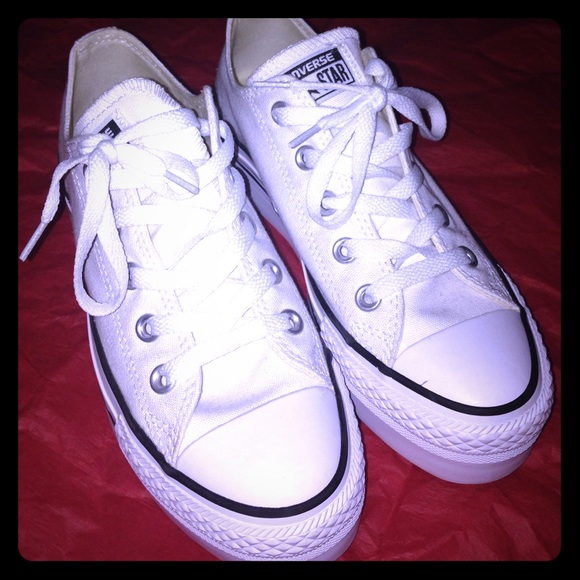 White Converse Shoes