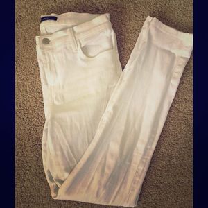 J Brand mid-rise size 27 white jeans