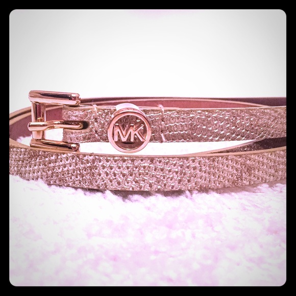 MK Leather Belt