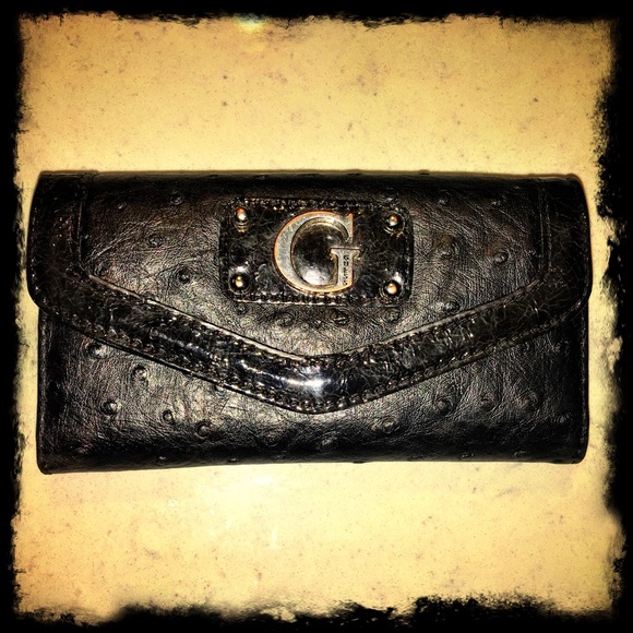 Guess Wallet | black | tri-fold