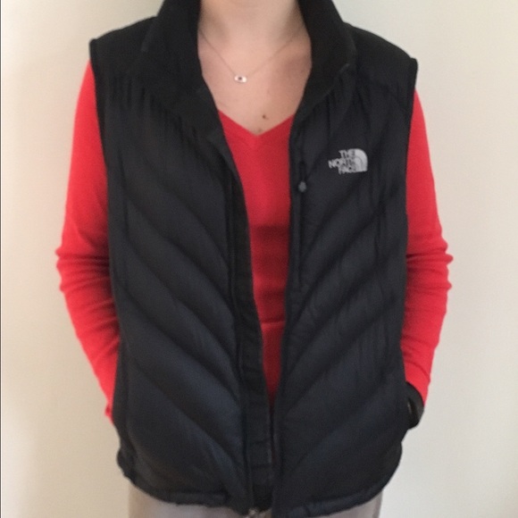 North Face Black Puffer Vest