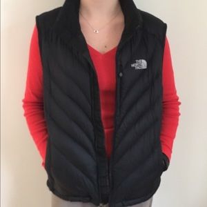 North Face Black Puffer Vest
