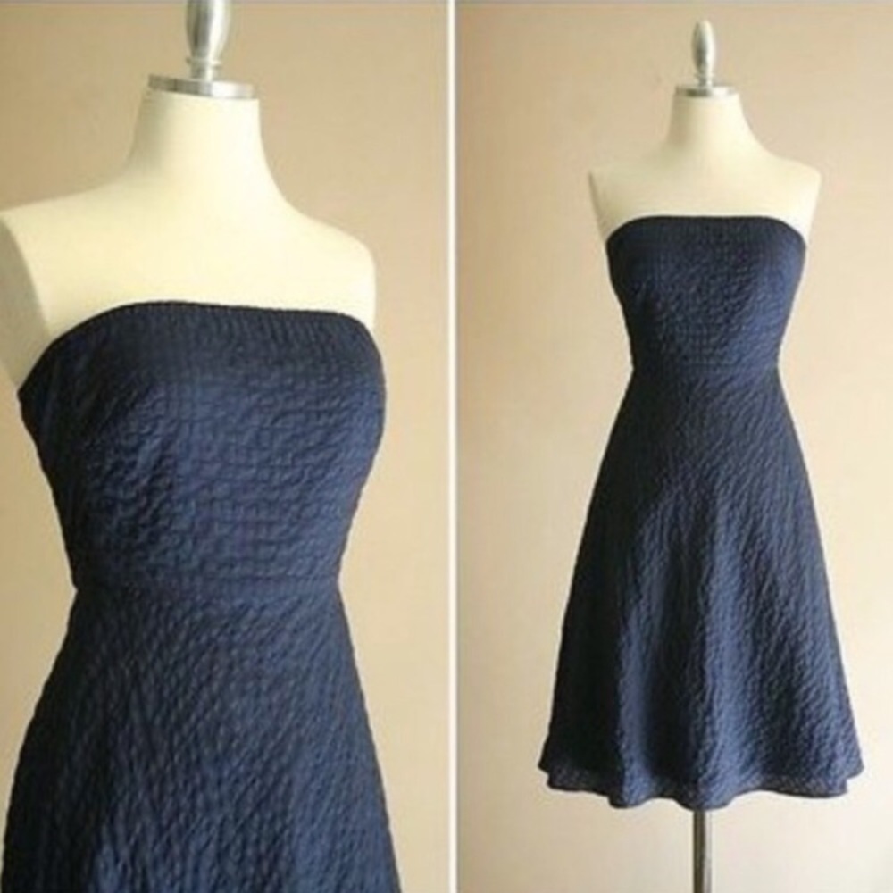 J Crew strapless cotton dress