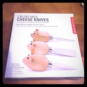 Cute 3 blind mice cheese knives!