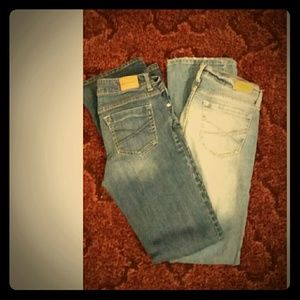 2 pairs of aeropostale jeans