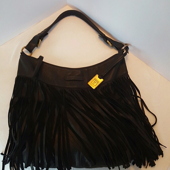 Frye Heidi Fringe Leather  Hobo