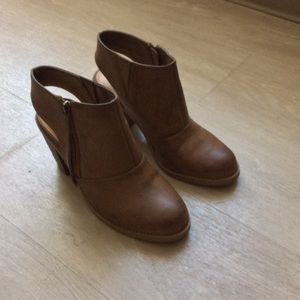 Tan ankle boots