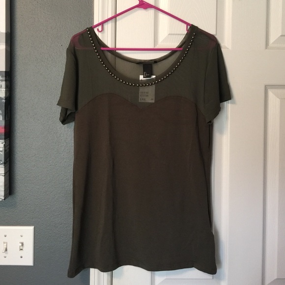 H&M Tops - H&M Green Tee
