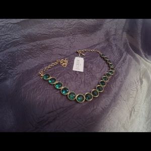J crew emerald necklace