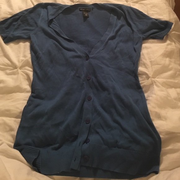 Short sleeve cardigan