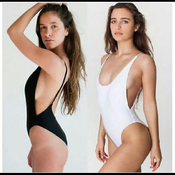 Black low back bathing suit ... Small