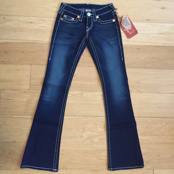 NWT True Religion Flare jeans celebrity style sz24