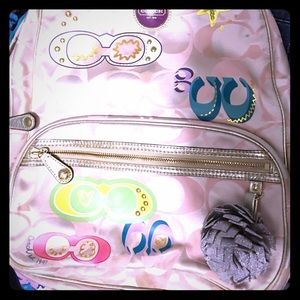 Champagne Monogram Backpack Purse