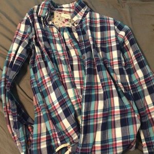 Anthropologie plaid shirt