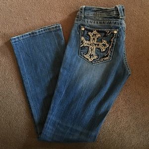 Miss Me Boot Cut Jeans in Great Condition!