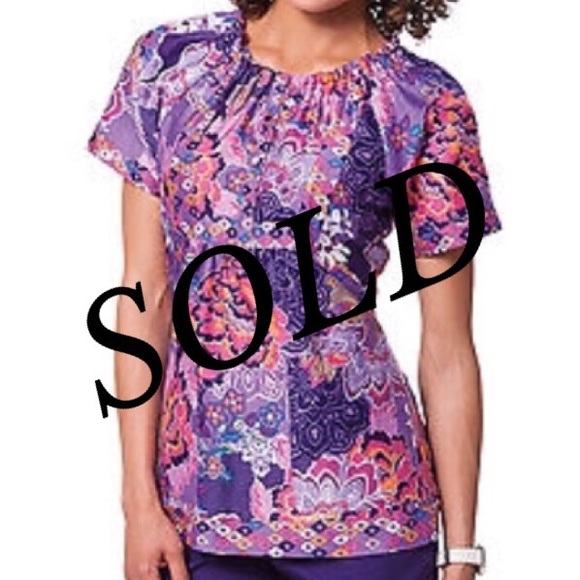Koi Bella Scrub Top NWT