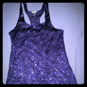 Victoria's Secret Purple Sequins, lingerie/coverup