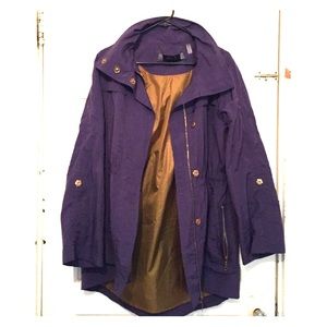 Seven7 Purple Raincoat