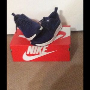 Nike Air Max Thea Premium Navy Blue worn once