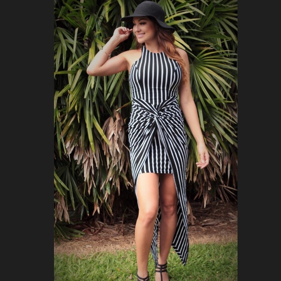 Striped dress - Picture 1 of 2