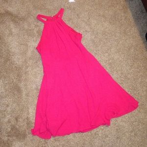 Red express party dress