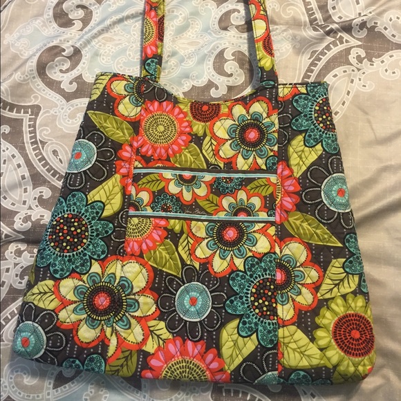 Vera Bradley "flower shower" tote