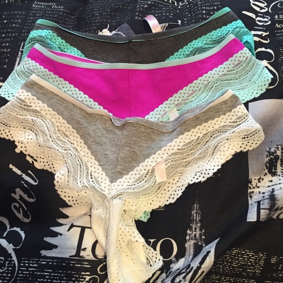 Pink cheeky underwear