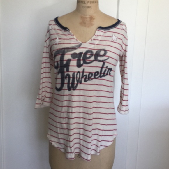 Free People "Free Wheelin" shirt