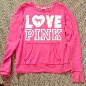 LOVE Pink sweatshirt