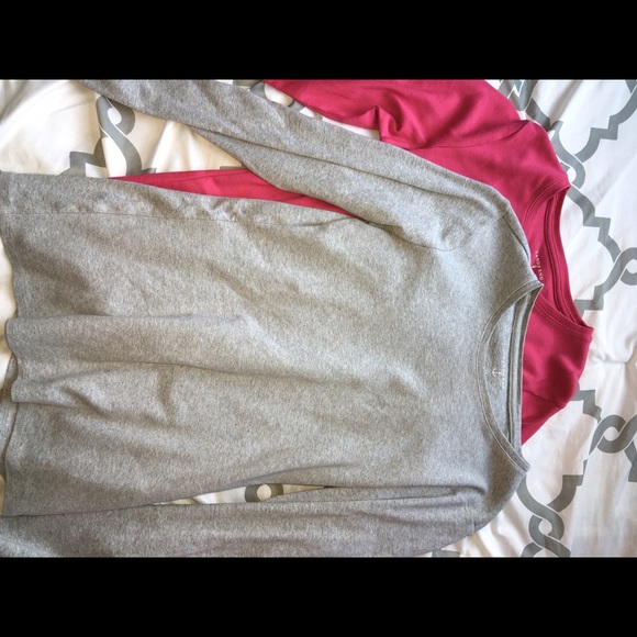 2 for the price of one, barely worn long sleeves!