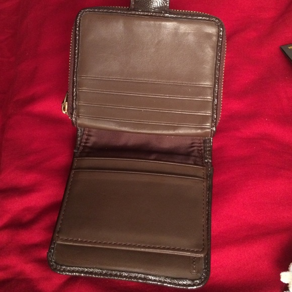 Authentic Coach Monogram Canvas Wallet - image 2